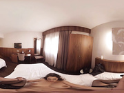 R 360 degrees - Hot girl gets fucked hard in a hotel room