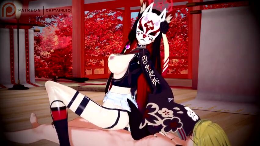 Blue Archive ➤ Wakamo ???? 狐坂ワカモ - Kitsune Sexy Hentai  R34 Rule34 Furry Anime Waifu Ra