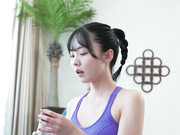 DASS-854 媚薬を盛られ発汗発情！自然と下品ガニ股ジョバジョバお漏らし！ガクガク痙攣敏感ホットヨガ教室 美ノ嶋めぐり - 3of5