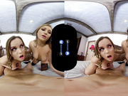BaDoinkVR Squirting Threesome With Skylar Snow And River Fox