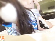 未亡人人妻”加贺”！ -Part3- 换穿超商制服做爱