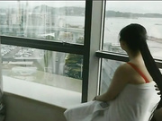 恋发癖富二代大富哥无敌海景房先用长发把鸡巴撸硬了再草