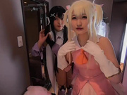 两位超可爱的少女Cosplay 美由伊利亞