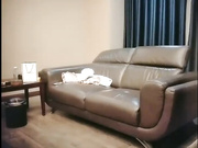 七天外围选妃约了个长相甜美白衣萌妹子，穿上裙子沙发上操口交舔弄抽插猛操