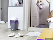 破解家庭网络摄像头监控TP模特级别的漂亮准妈妈洗澡