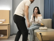 锤子探花佳人姗姗来迟甜美平面模特共度时光