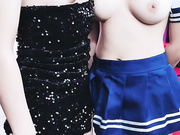 小妹妹情趣酒店圆床一龙战多凤操逼场面震撼