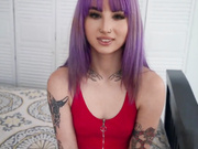 粉红色的小头发青少年口交刺激不断性爱高潮